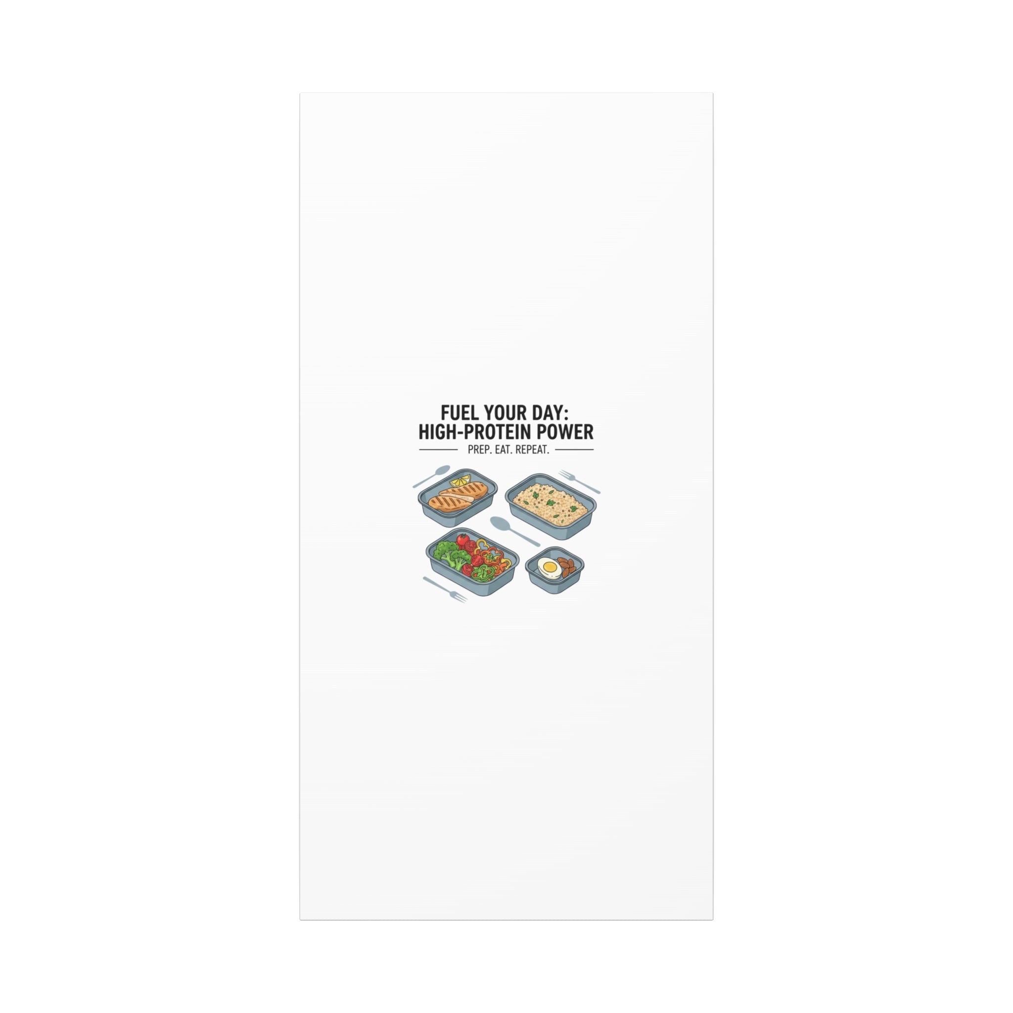 High-Protein Meal Prep Canvas | Fitness Food, Macro Icons